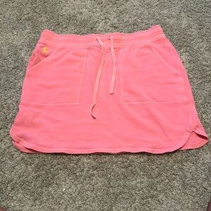 Polo Ralph Lauren small pink skirt with tie front and 2 front pockets